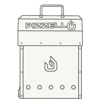 Geometría horno pizza Pizzello 4 en 1 de 16"