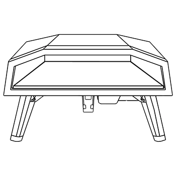geometria Horno Create Pizza Maker Pro 6 gas