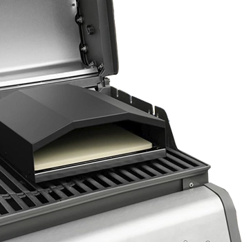 Horno para pizza sobre BBQ