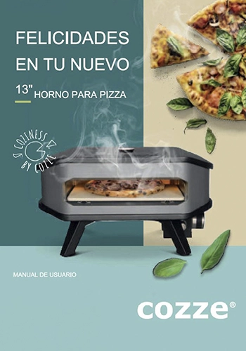 Manual Usuario Español Horno a gas Cozze 13"