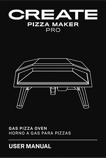 manual instrucciones pizza maker create espanol