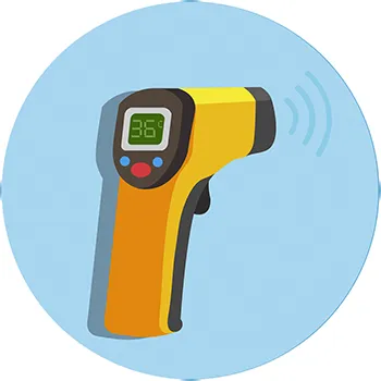 Termómetro infrarrojos