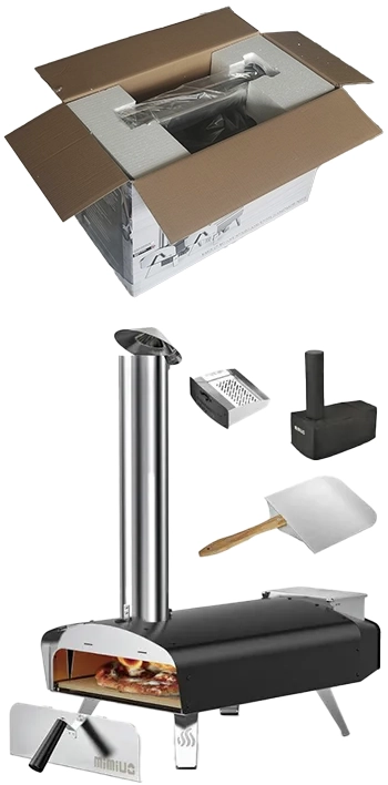 Unboxing Mimiuo horno para pizza de pellets