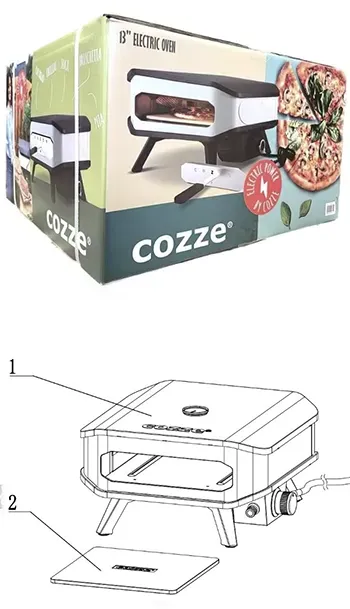 Unboxing horno a gas Cozze 13"