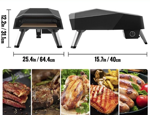 Vevor horno pizza exterior gas 12"